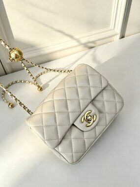 ✨Chanel White Bag